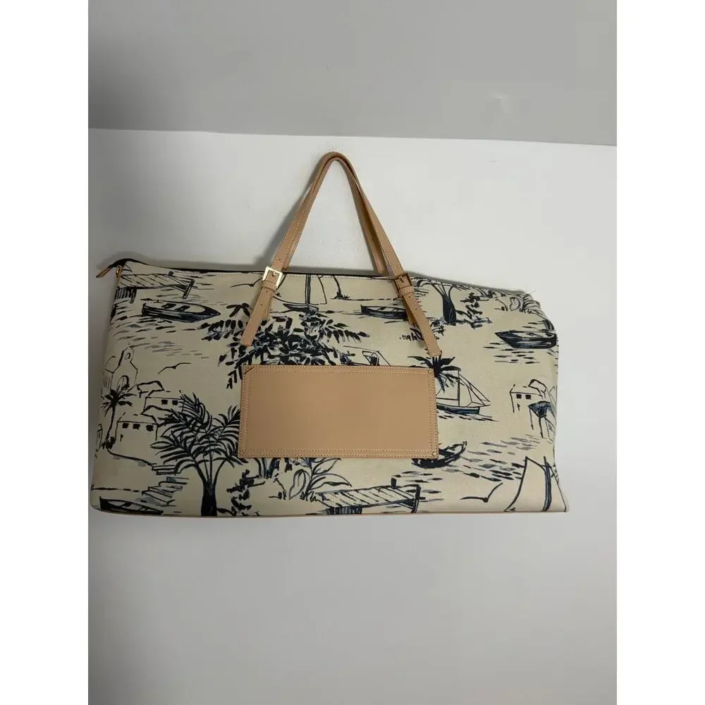 Spartina 449 Seascape Voyager Duffle Bag NWT Retired Print